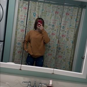 Tan/dark beige America Eagle sweater